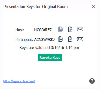 Presentation Keys